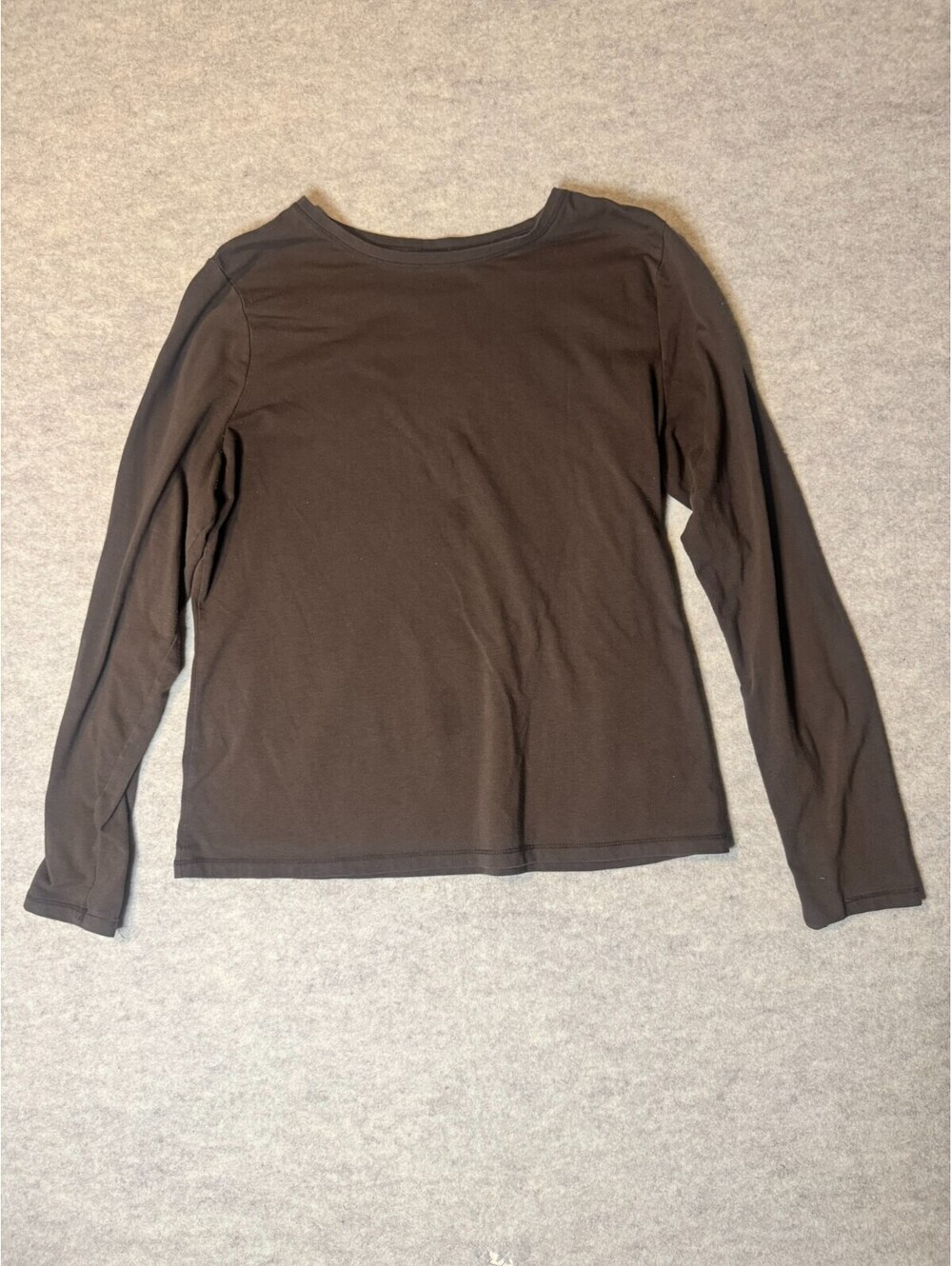 No boudaries womens long sleeve tshirt XL brown